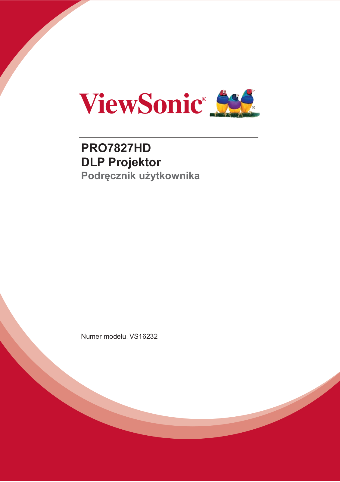 ViewSonic Pro7827HD User Manual