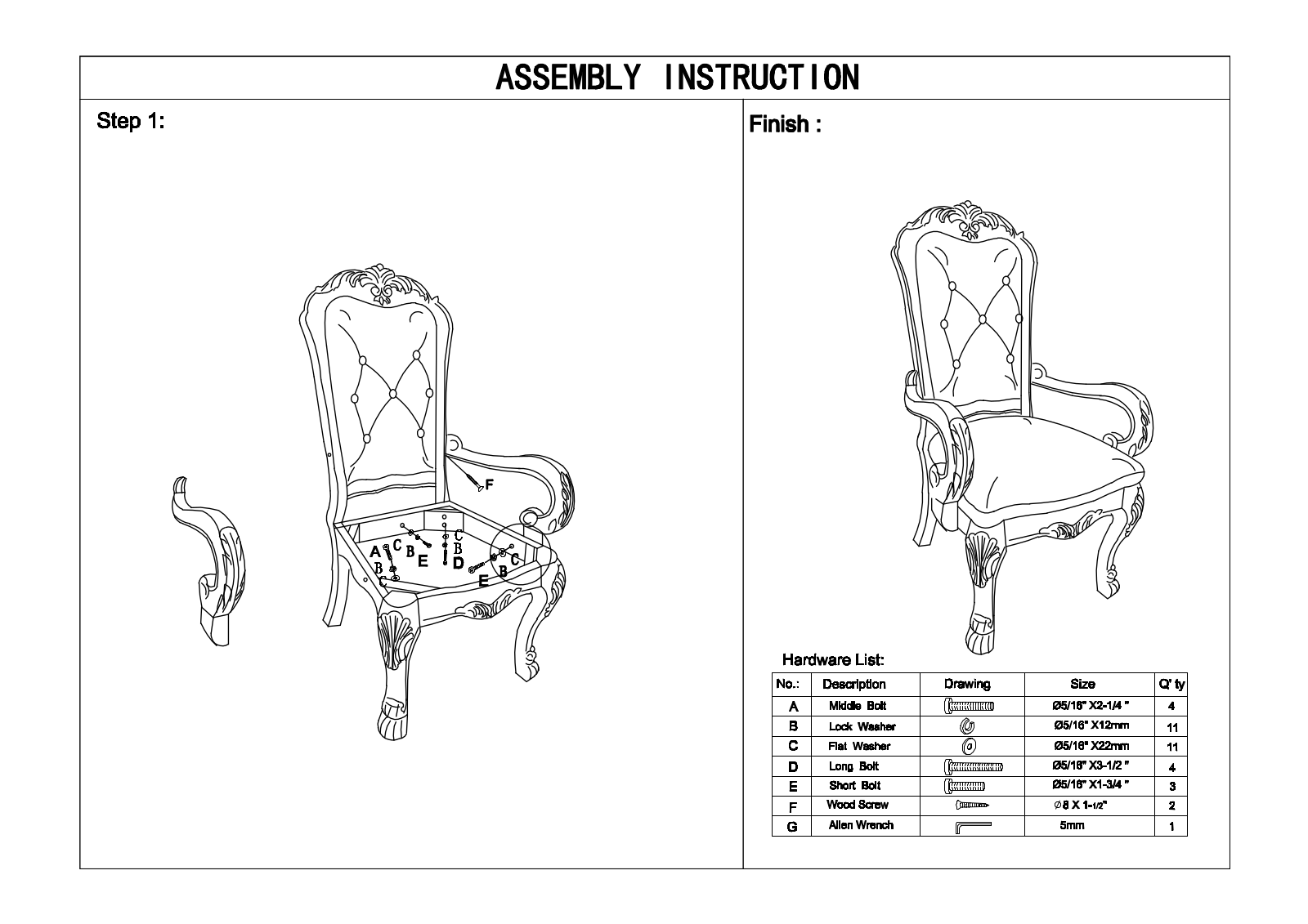Lark Manor™ ARGD2944 Installation & Assembly - ManualMachine.com