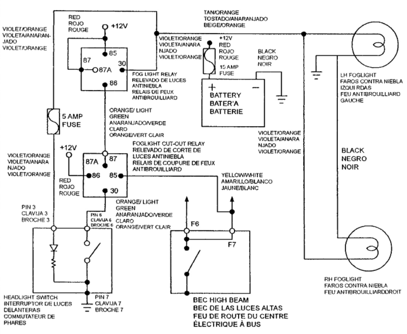 Ford 2005 2007 mustang v6 schematic