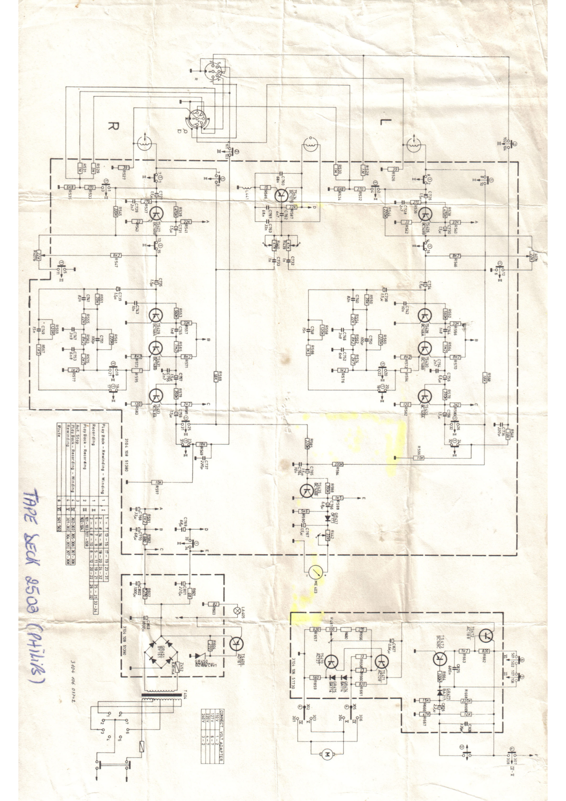 Philips 2503 Schematic