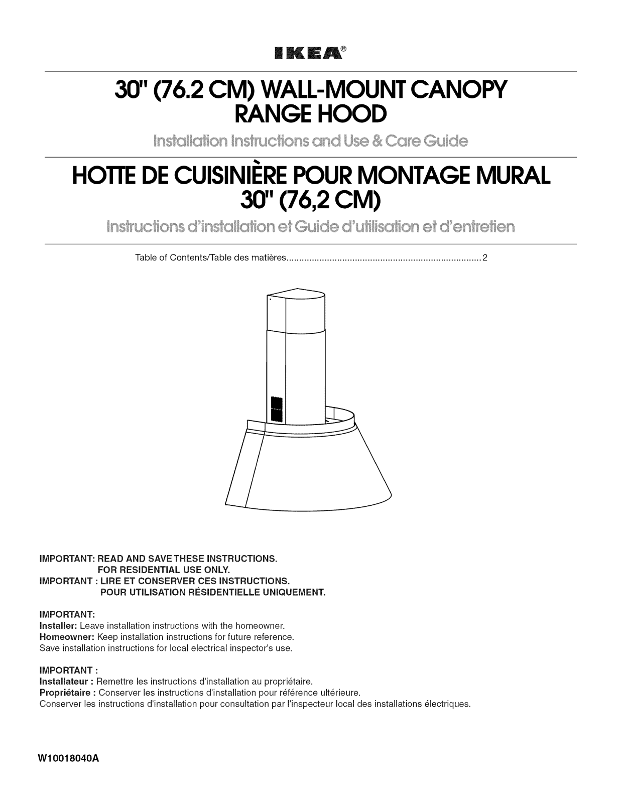 Ikea IH4302SS0, IH4302WS0 Installation Guide - ManualMachine.com