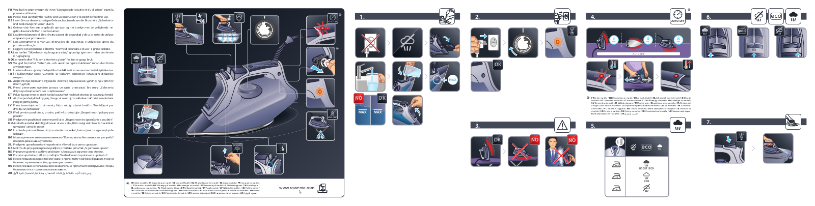 ROWENTA DW7025D1 User Manual