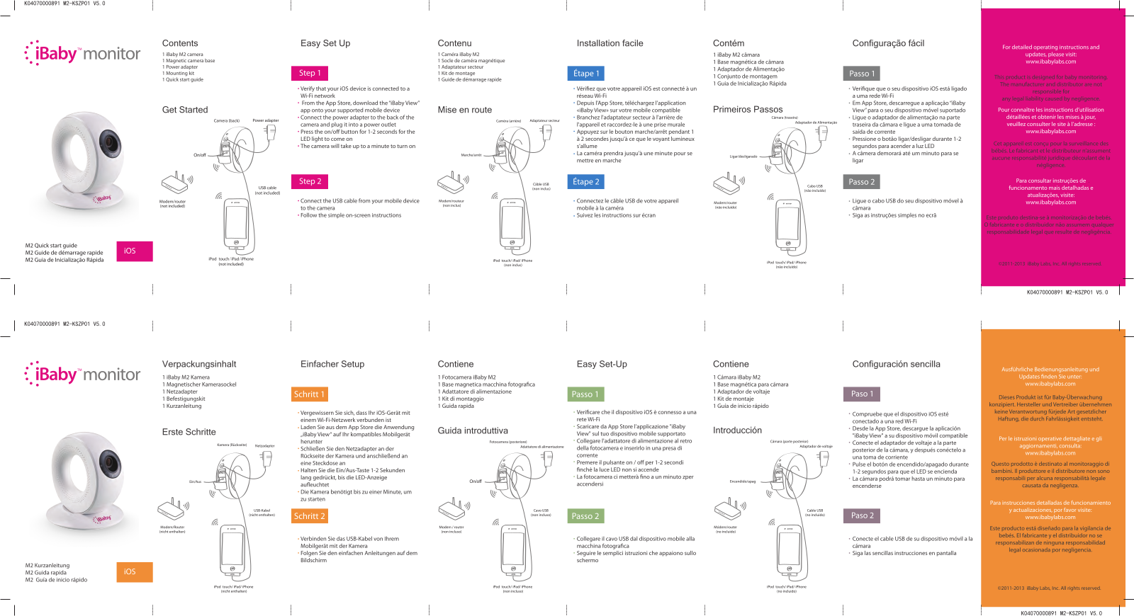 Ibaby M2 User Manual