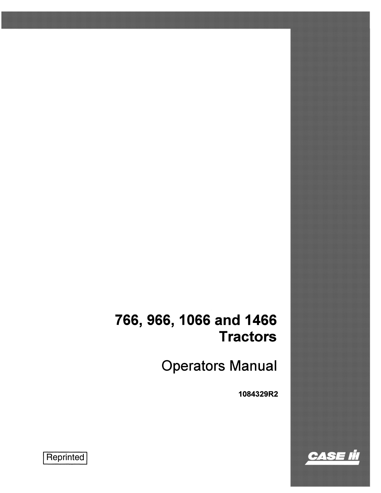 International 766, 966, 1066, 1466 Operator's Manual