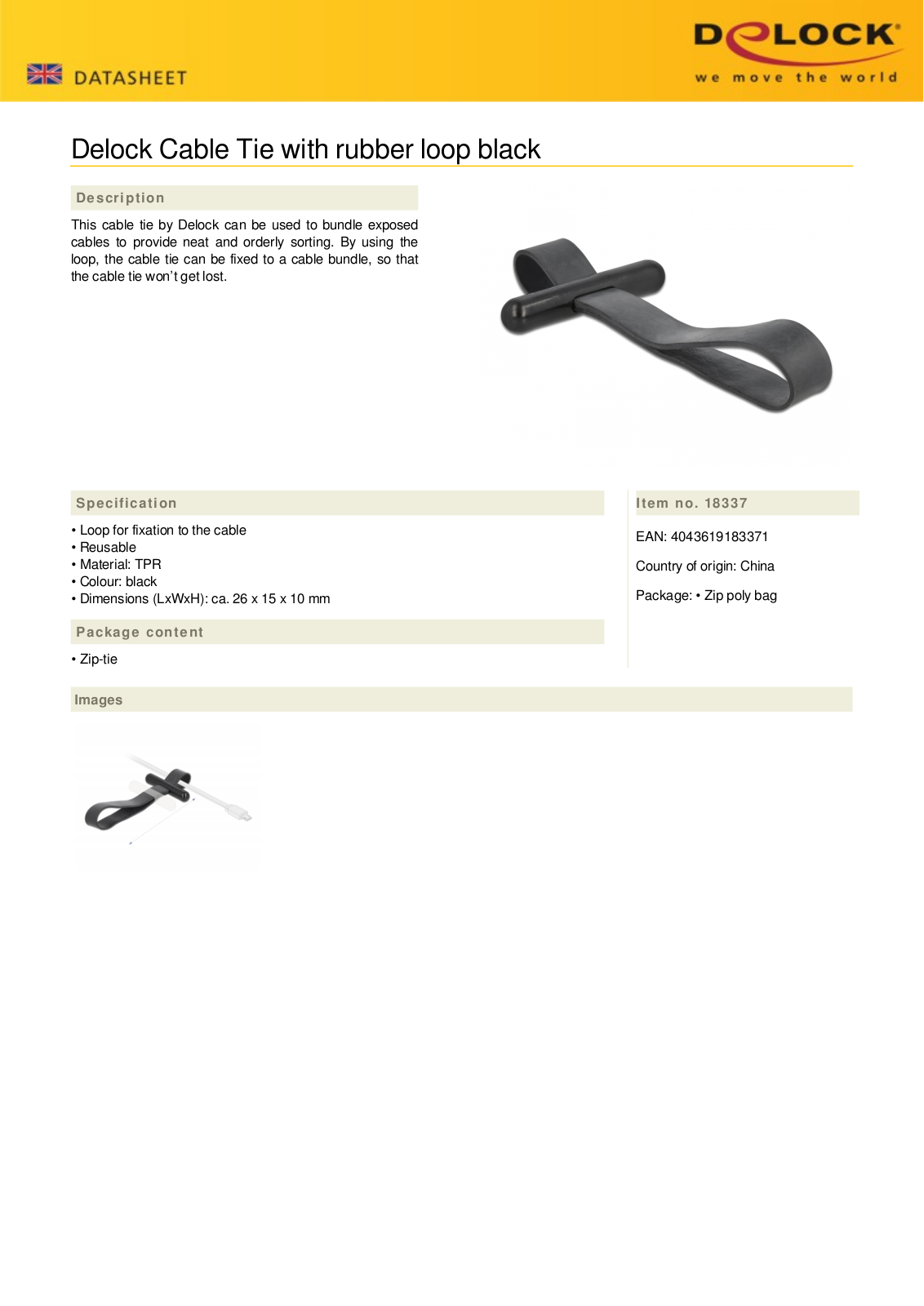 DELOCK 18337 Datasheet - ManualMachine.com