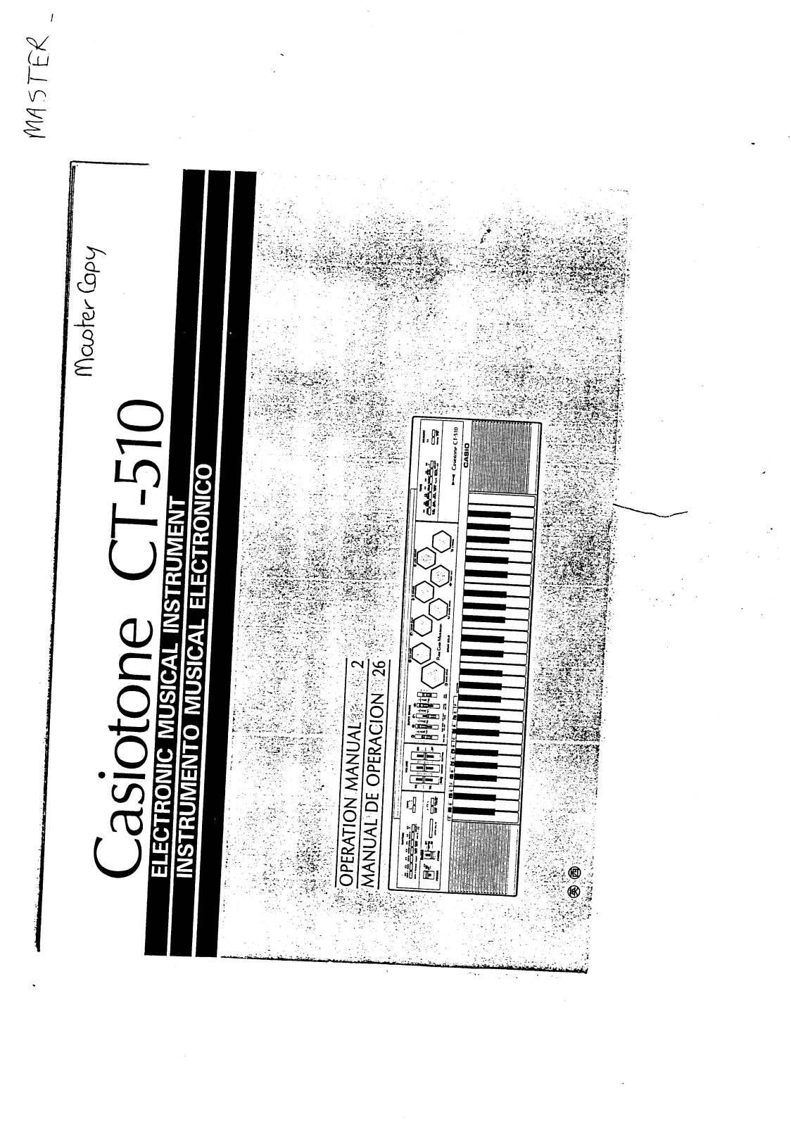 Casio CT-510 User Manual