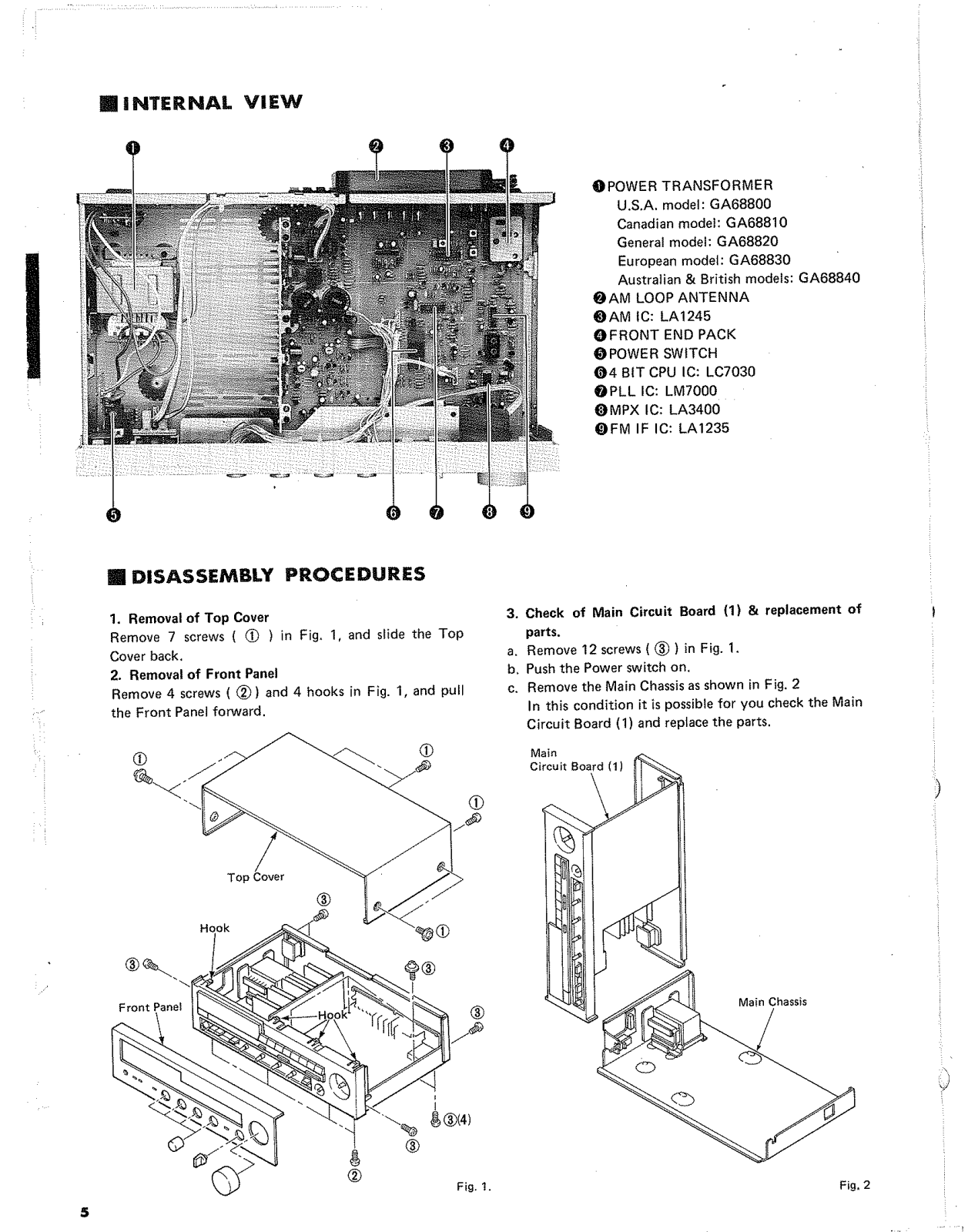 Yamaha R-3 Schematic