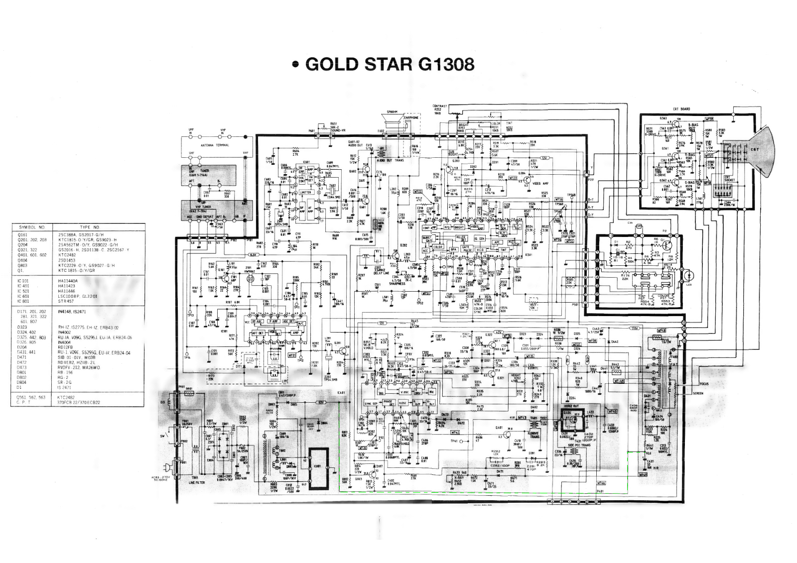 Crown Mustang 1420 Schematic