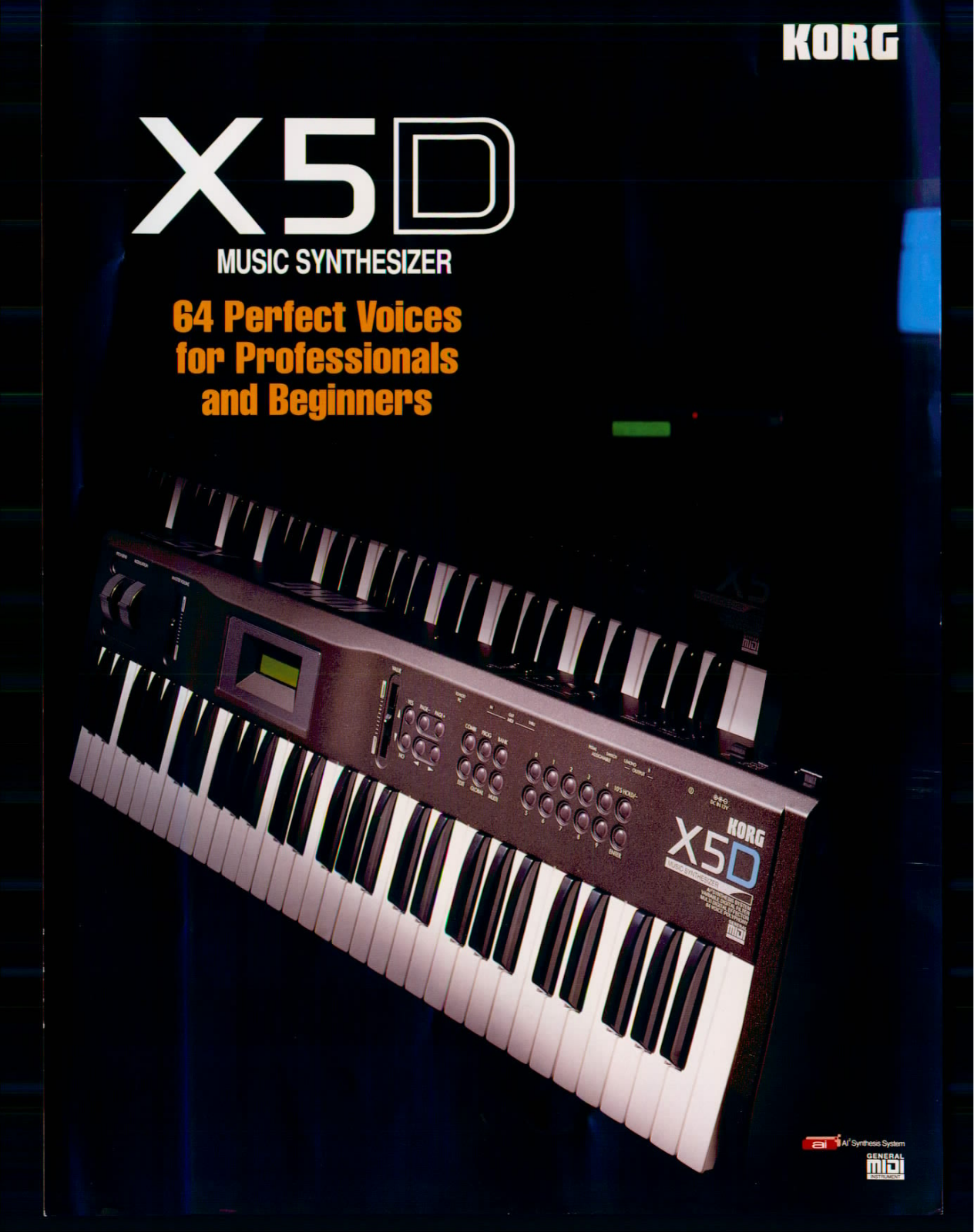 Korg X5D User Manual