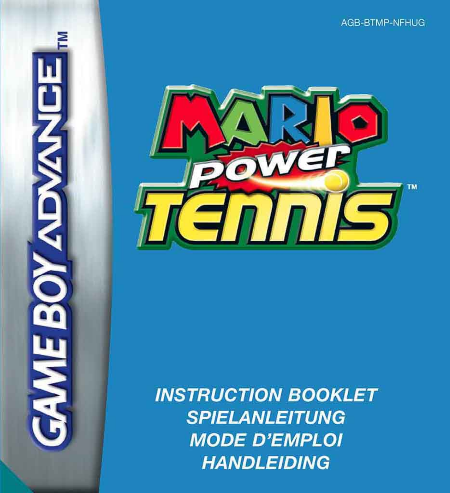 Mario - Super Mario Mario Power Tennis Instruction Manual