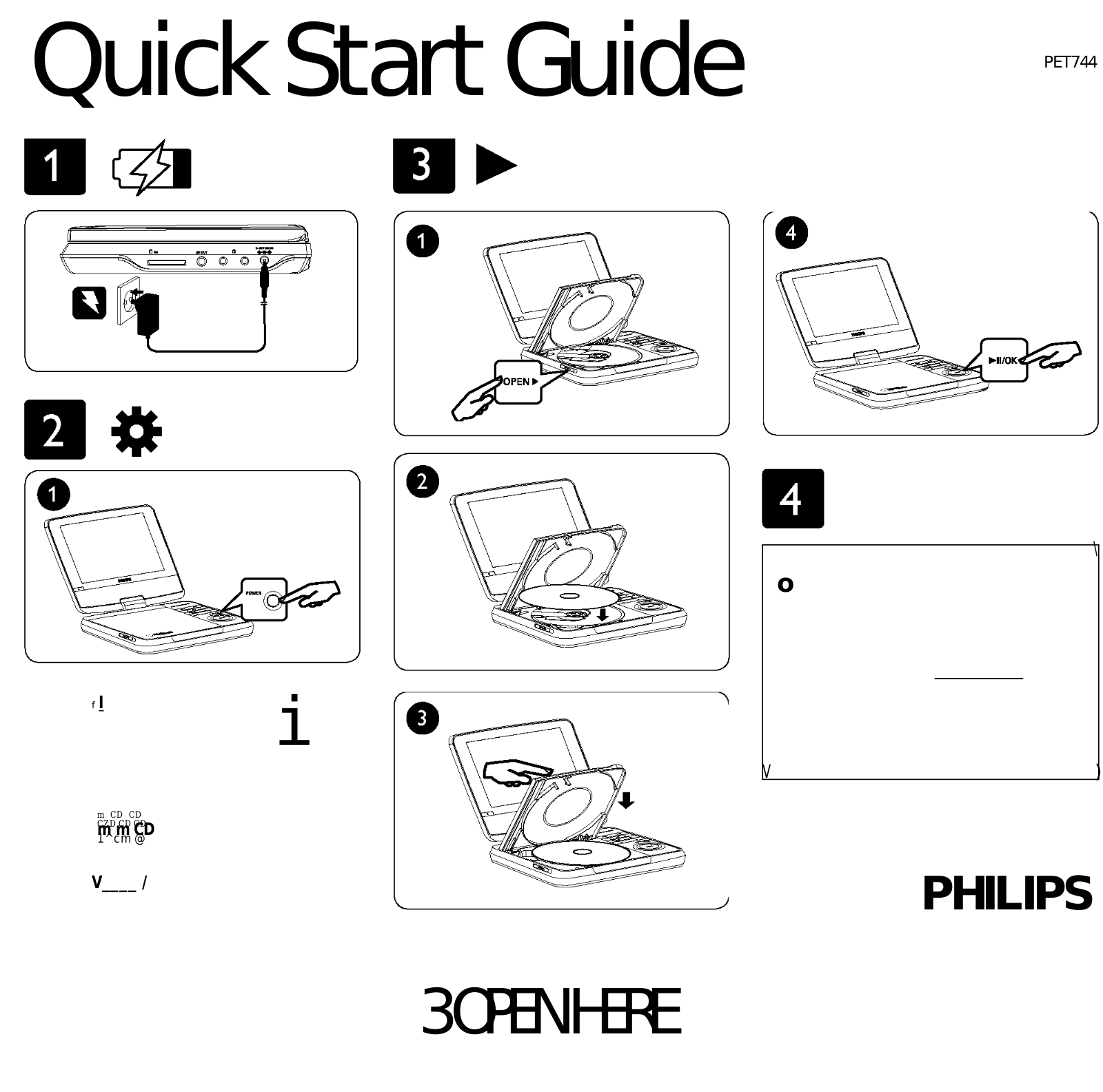 Philips PET744-05 User Manual