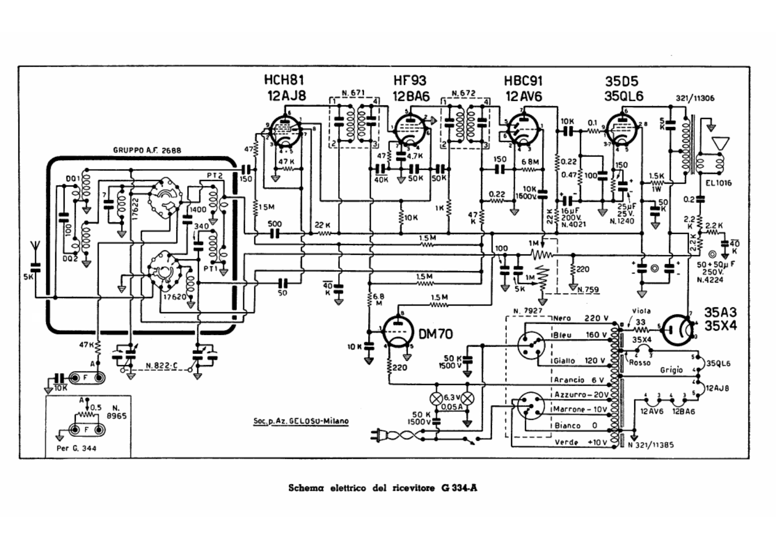 Geloso g334a schematic