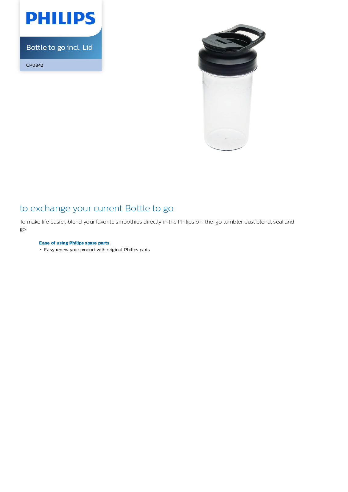 Philips CP0842/01 leaflet - ManualMachine.com