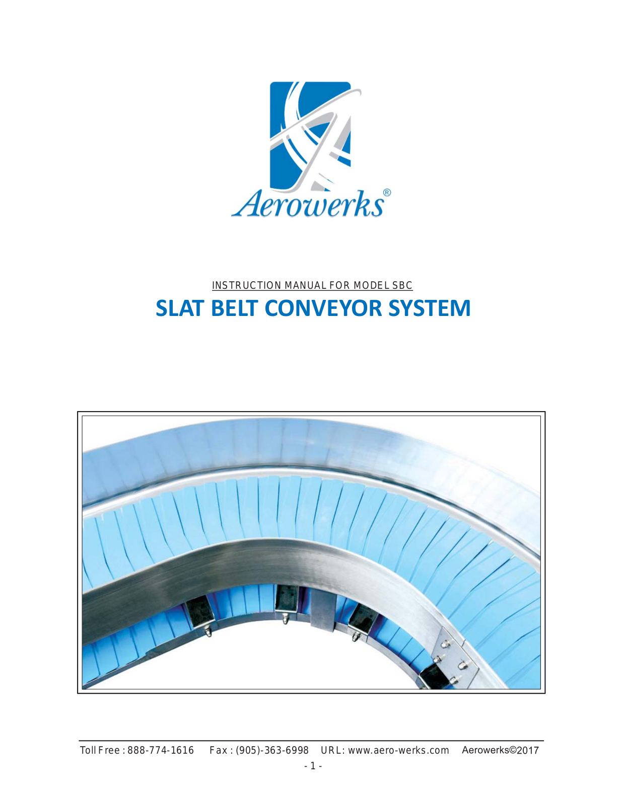 Aerowerks SBC-N Installation Manual