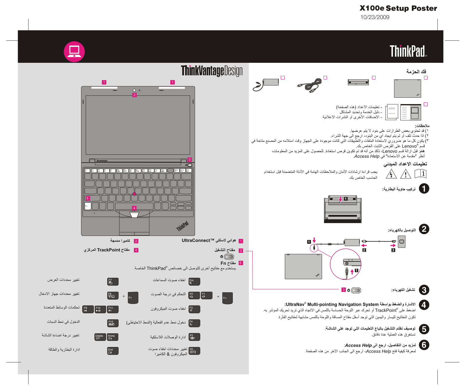 Lenovo ThinkPad X100e Setup Guide