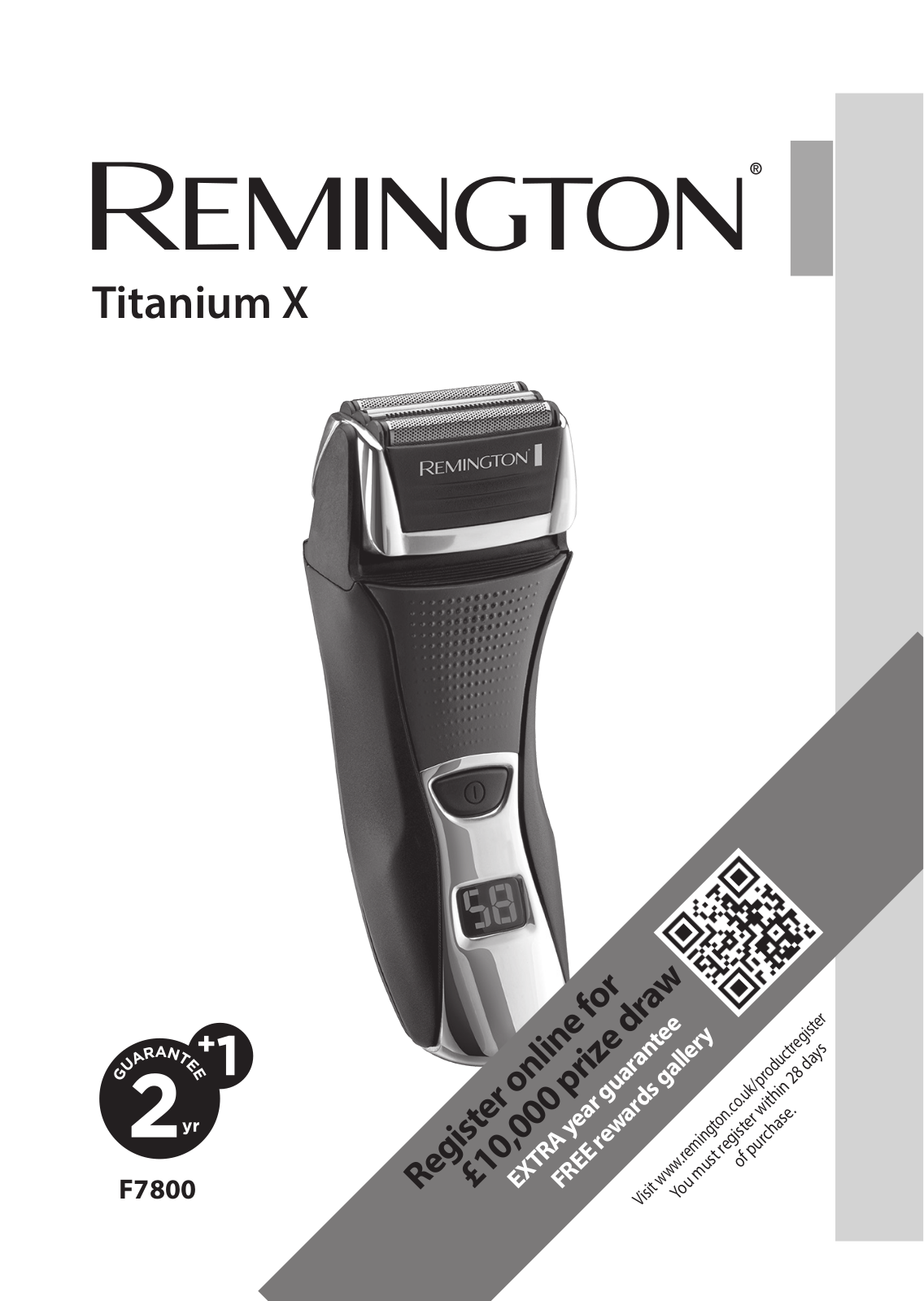 Remington F7808 Instruction manual