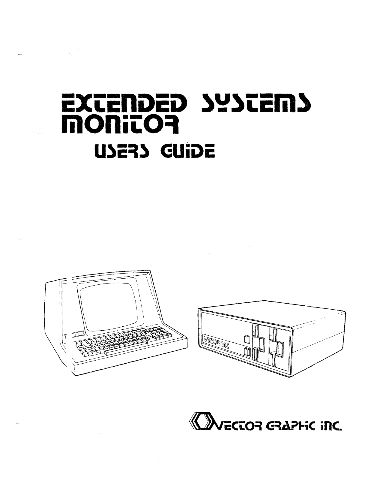 Vector Graphic Extended Systems Monitor User Manual - ManualMachine.com