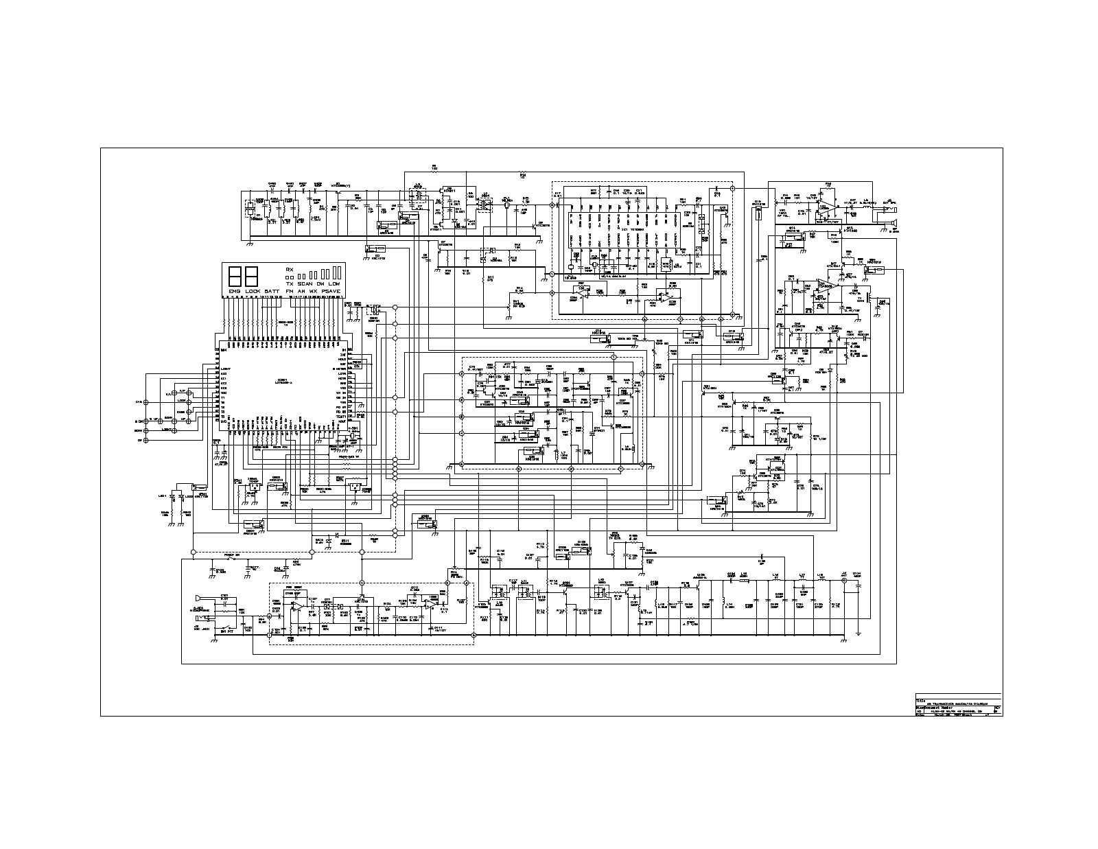 Midland Alan42 Schematic