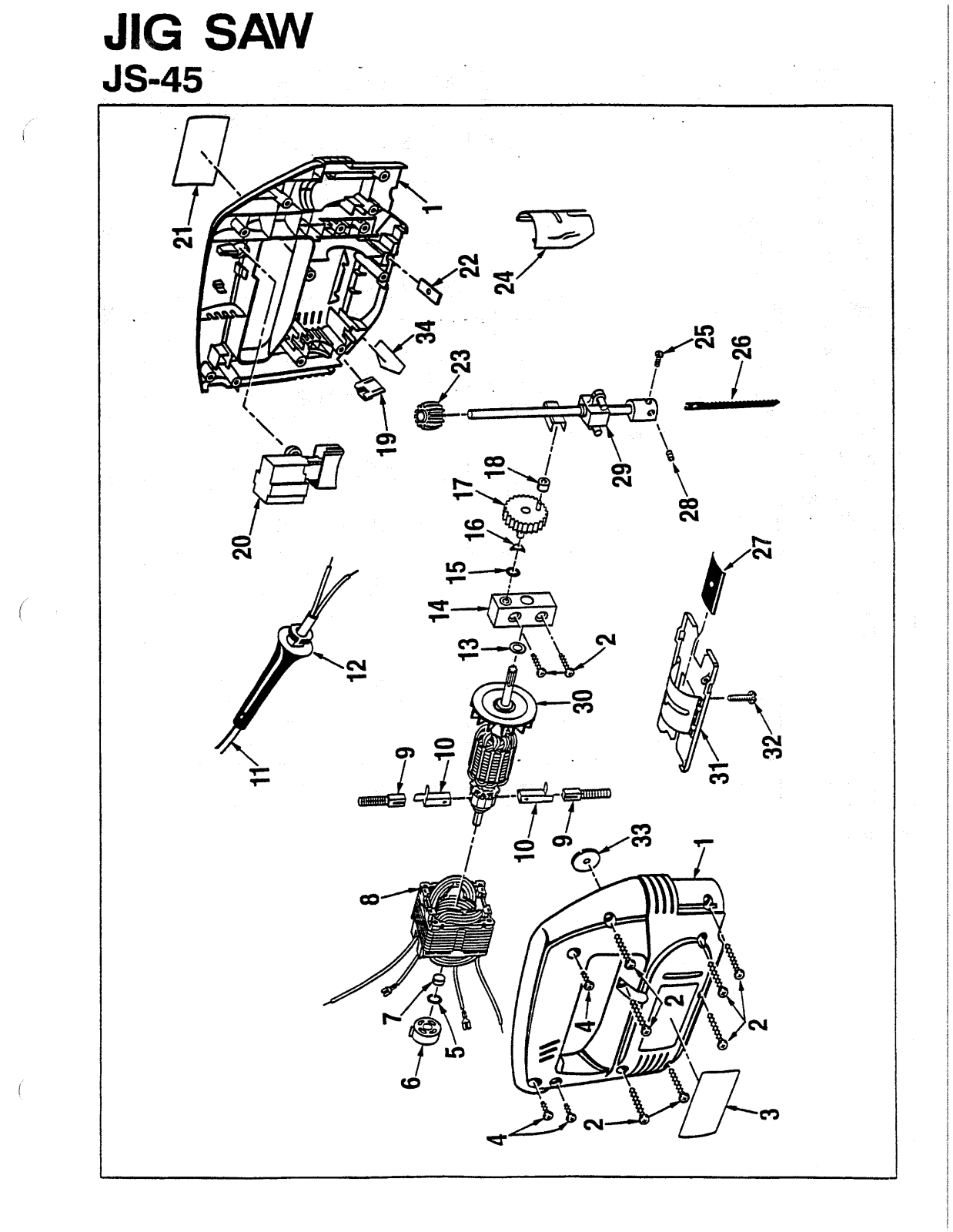 Ryobi JS45 User Manual