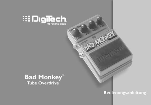 DigiTech Bad Monkey User Guide