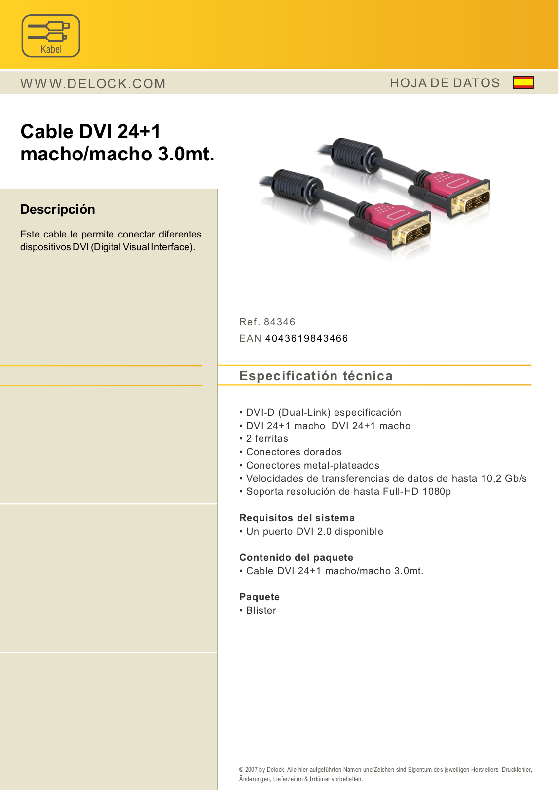 DeLOCK 84346 User Manual