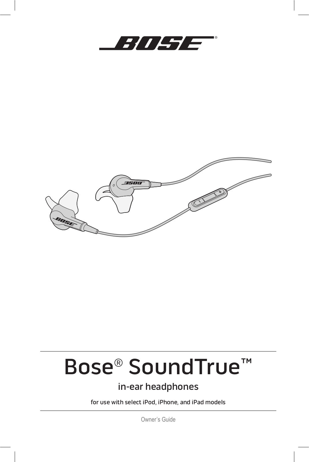 Bose 715593-0010 User manual