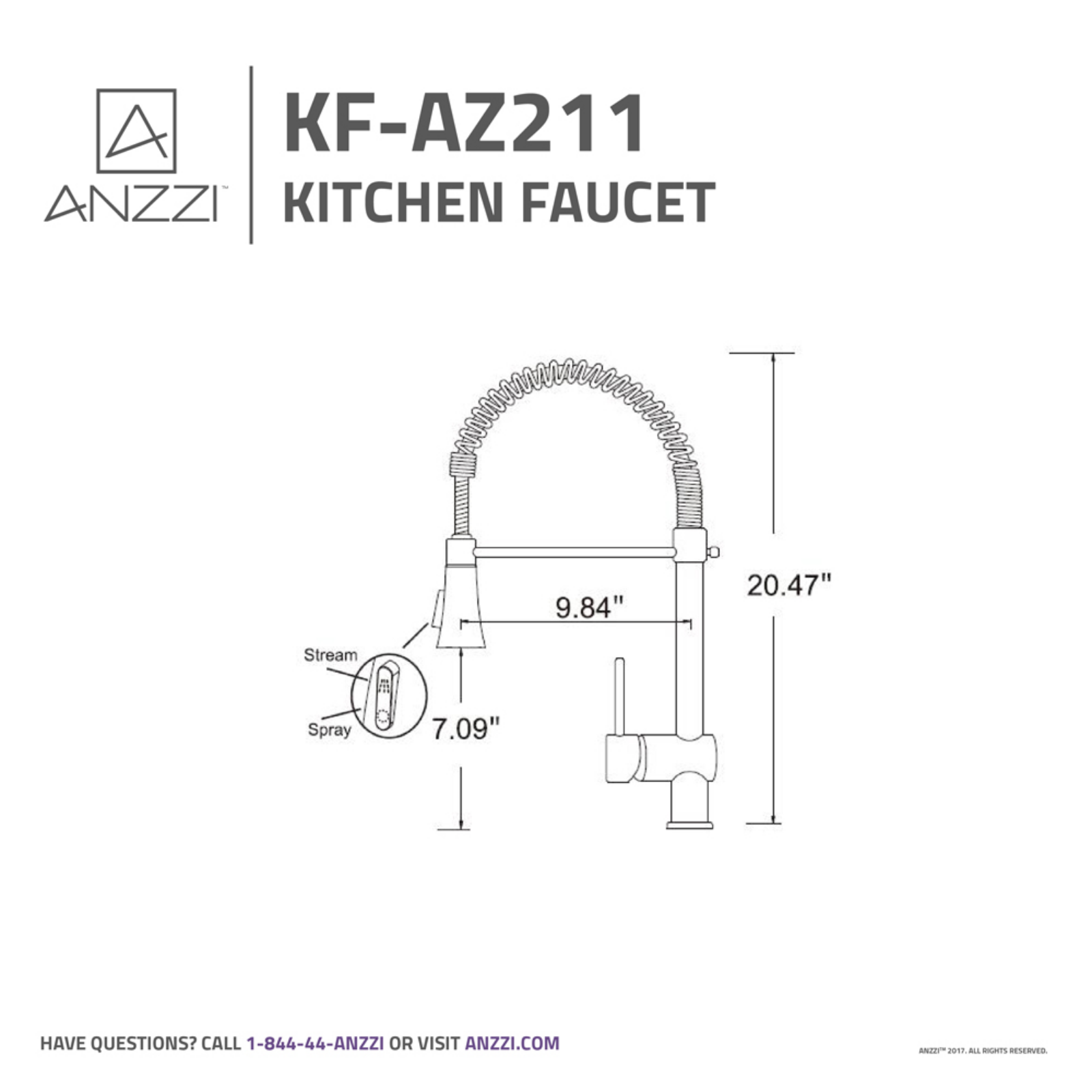 ANZZI ANZI2288 Dimensions - ManualMachine.com