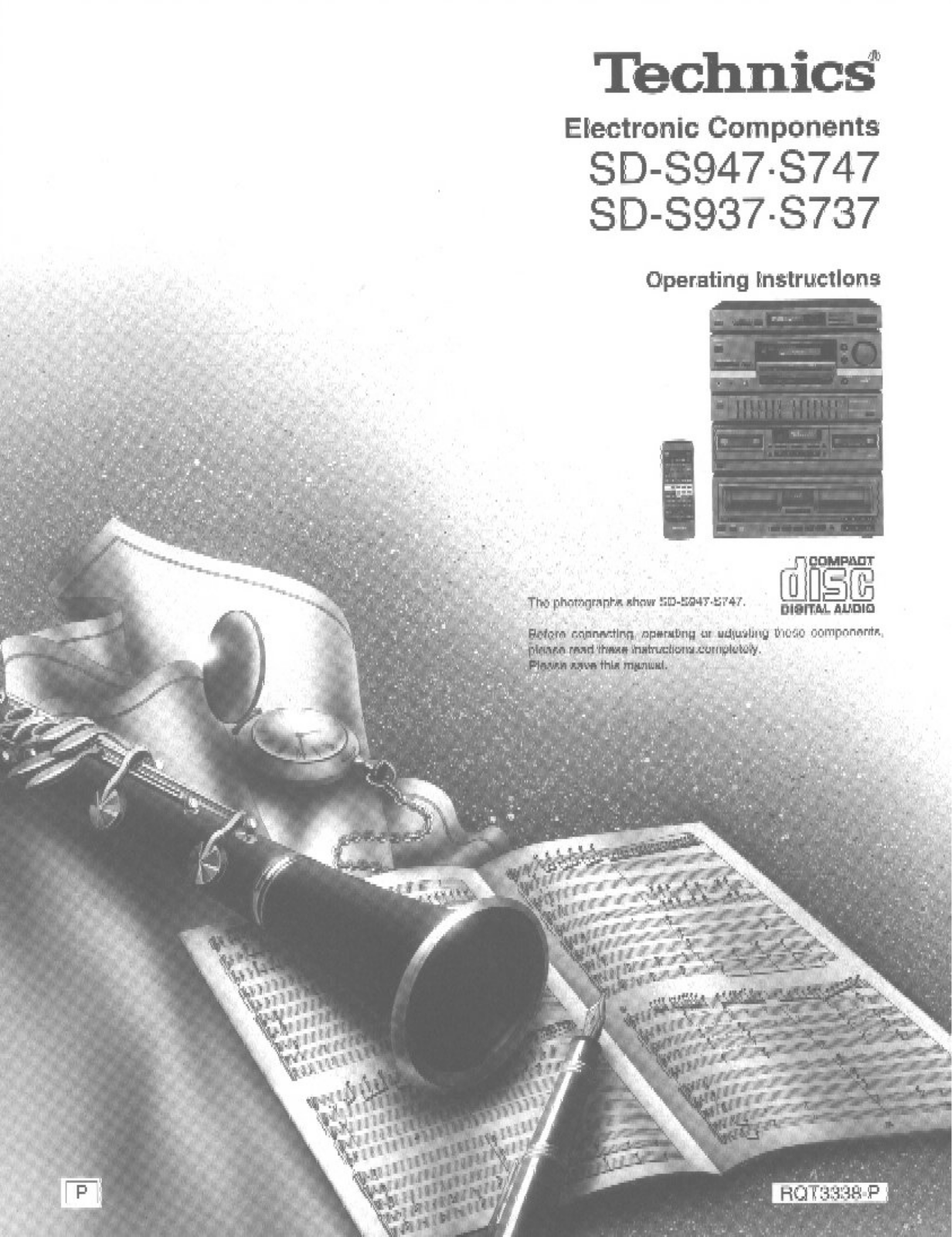 Panasonic SD-S747, SD-S937, SD-S737, SD-S947 User Manual