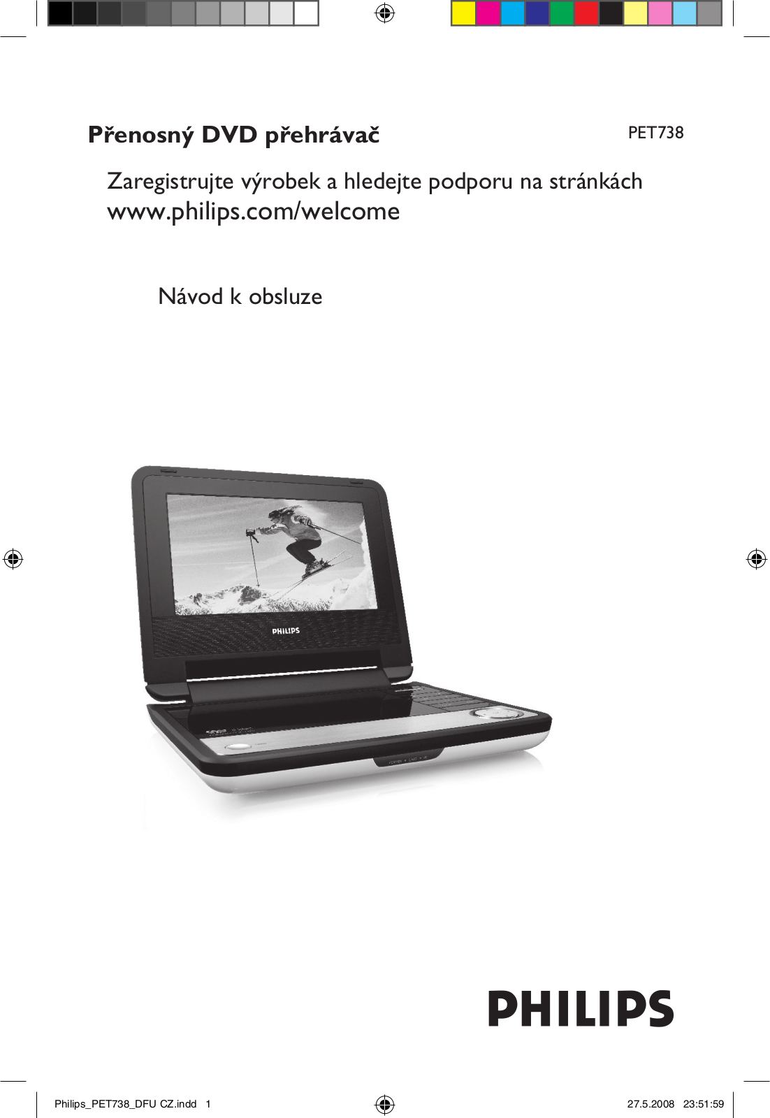 Philips PET738 User Manual