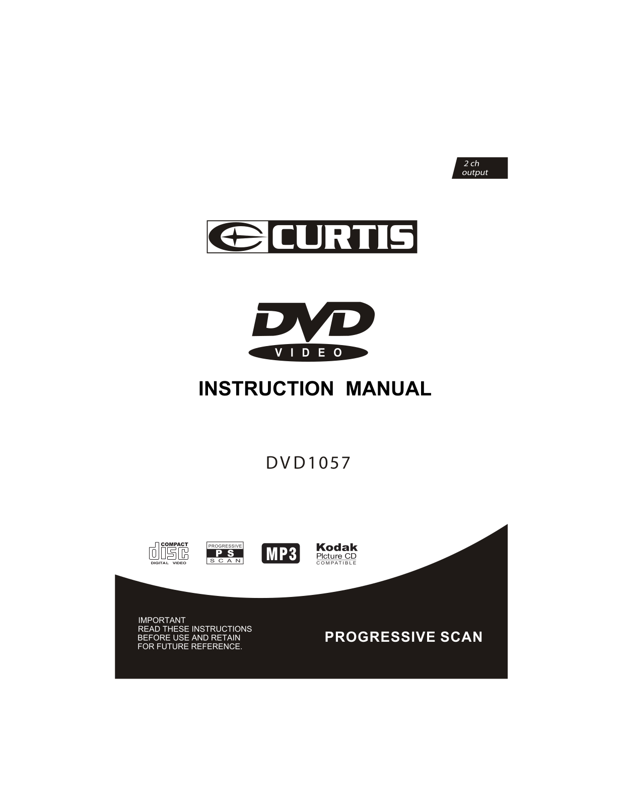 CURTIS DVD1057 User Manual