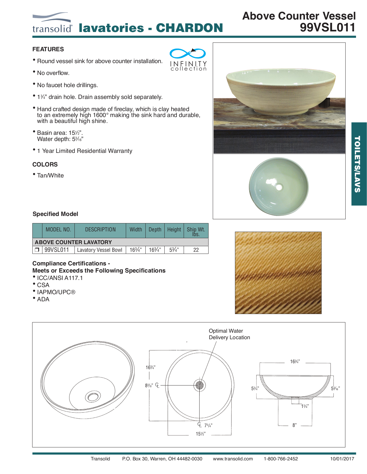 Transolid SBSW1005 Specifications - ManualMachine.com