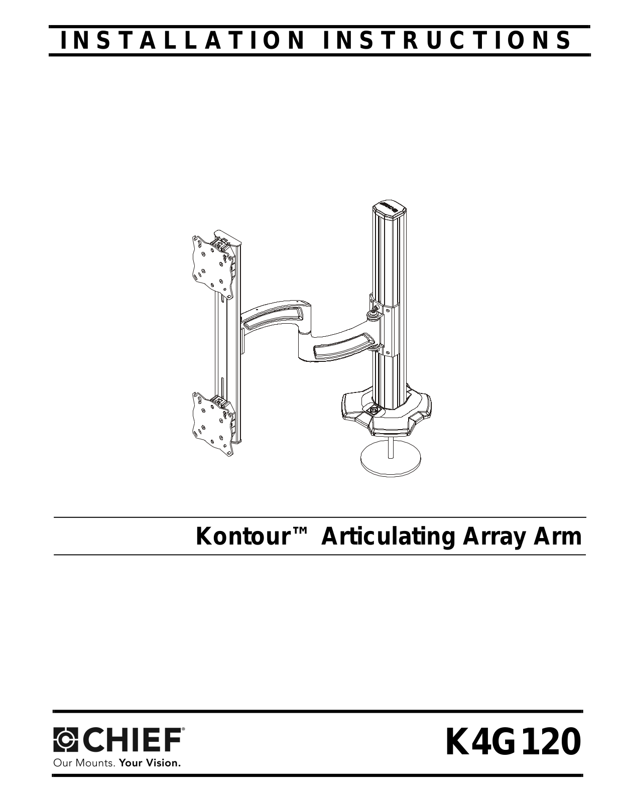 CHIEF K4G120 User Manual