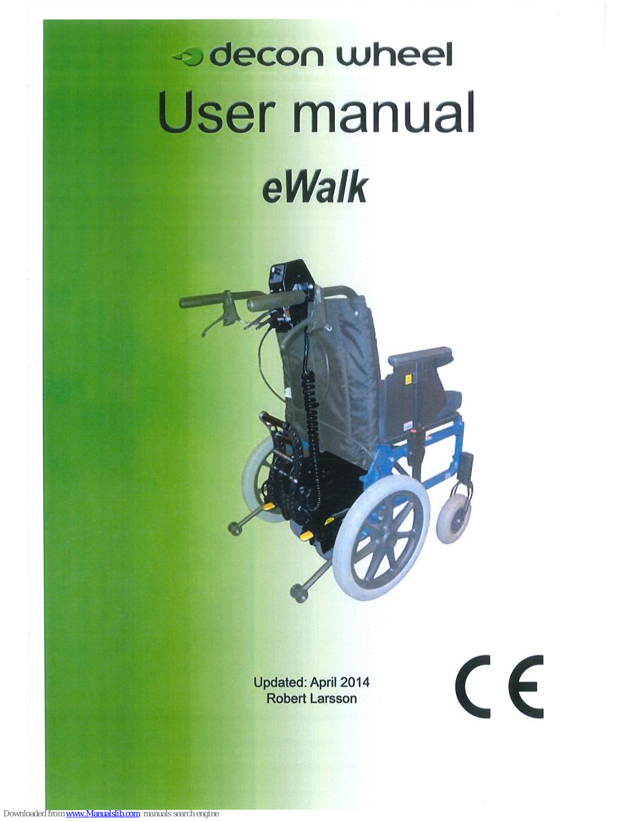 Decon wheel eWalk User Manual