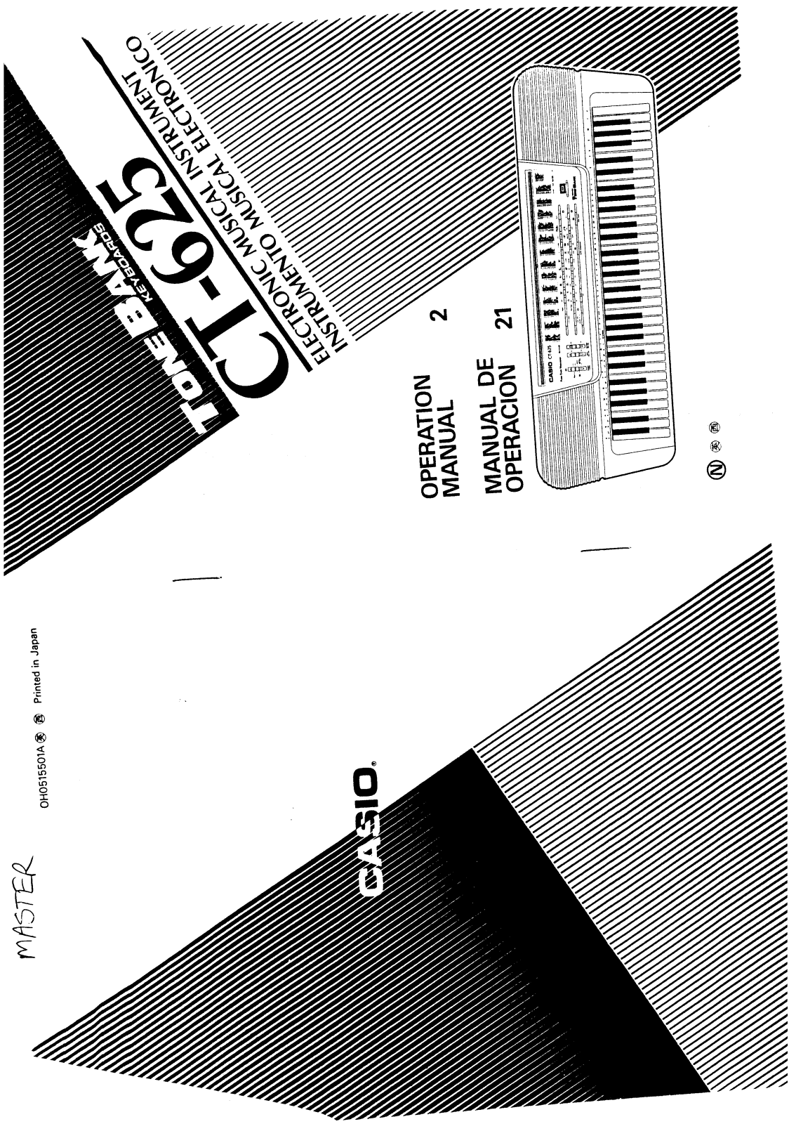 Casio CT-625 User Manual