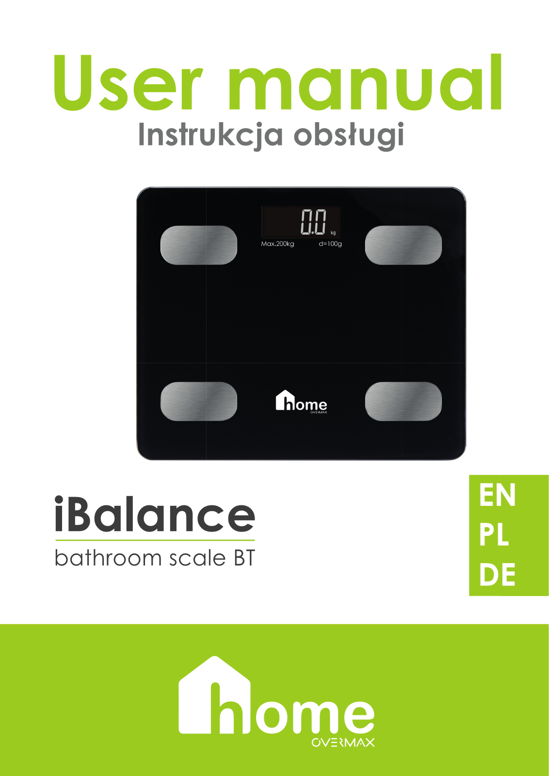 home overmax iBalance User Manual - ManualMachine.com