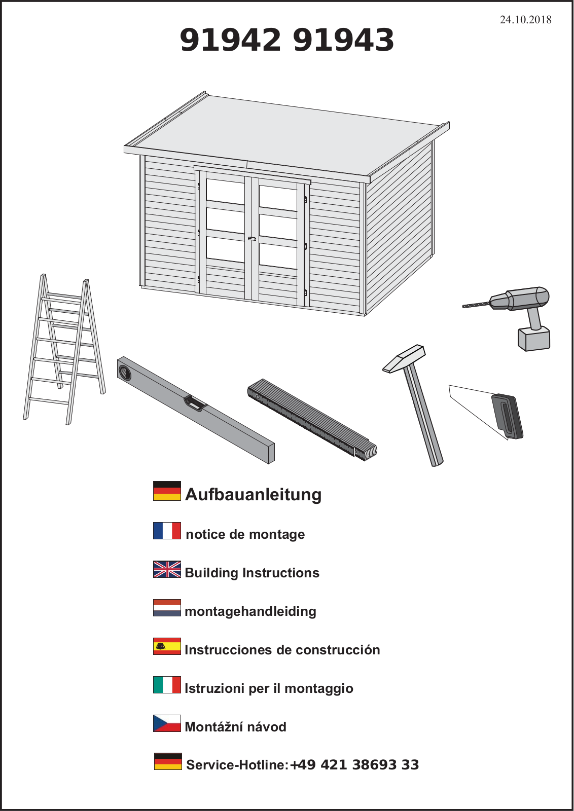 KONIFERA Chiemsee Assembly instructions