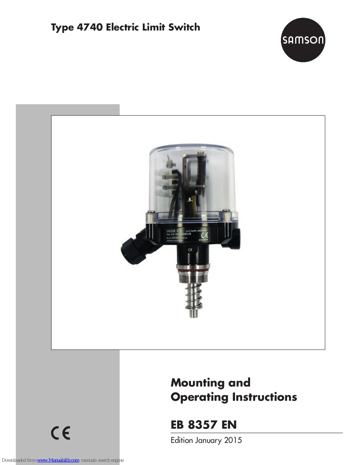 Samson 4740 Mounting And Operating Instructions