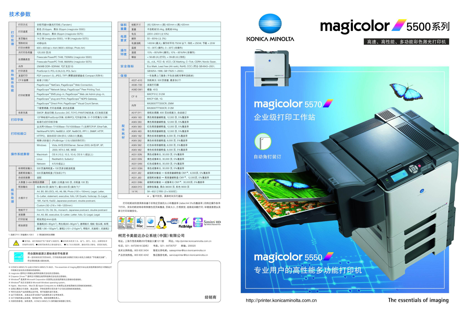 KONICA MINOLTA 5500 User Manual