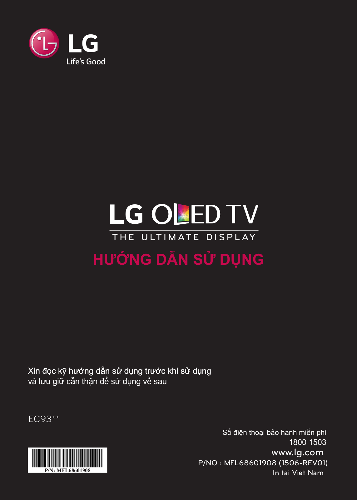 LG 55EC930T User manual