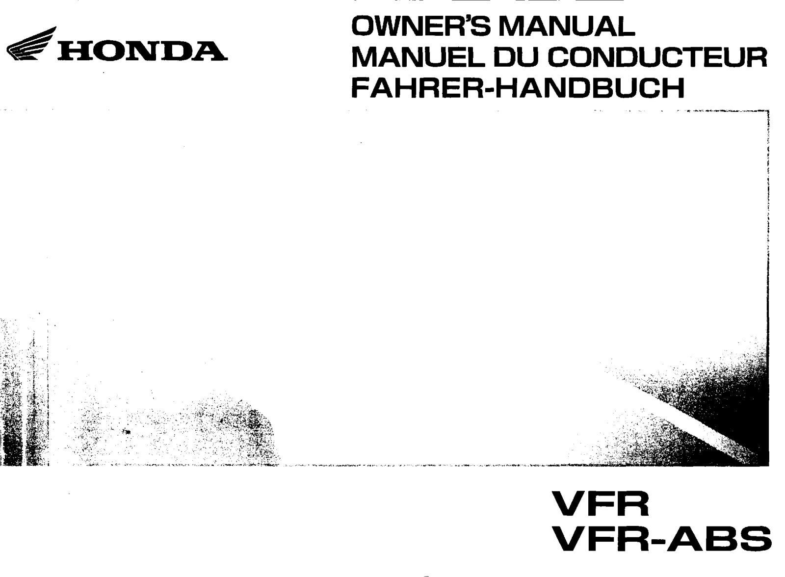 Honda VFR800 2004 Owner's Manual