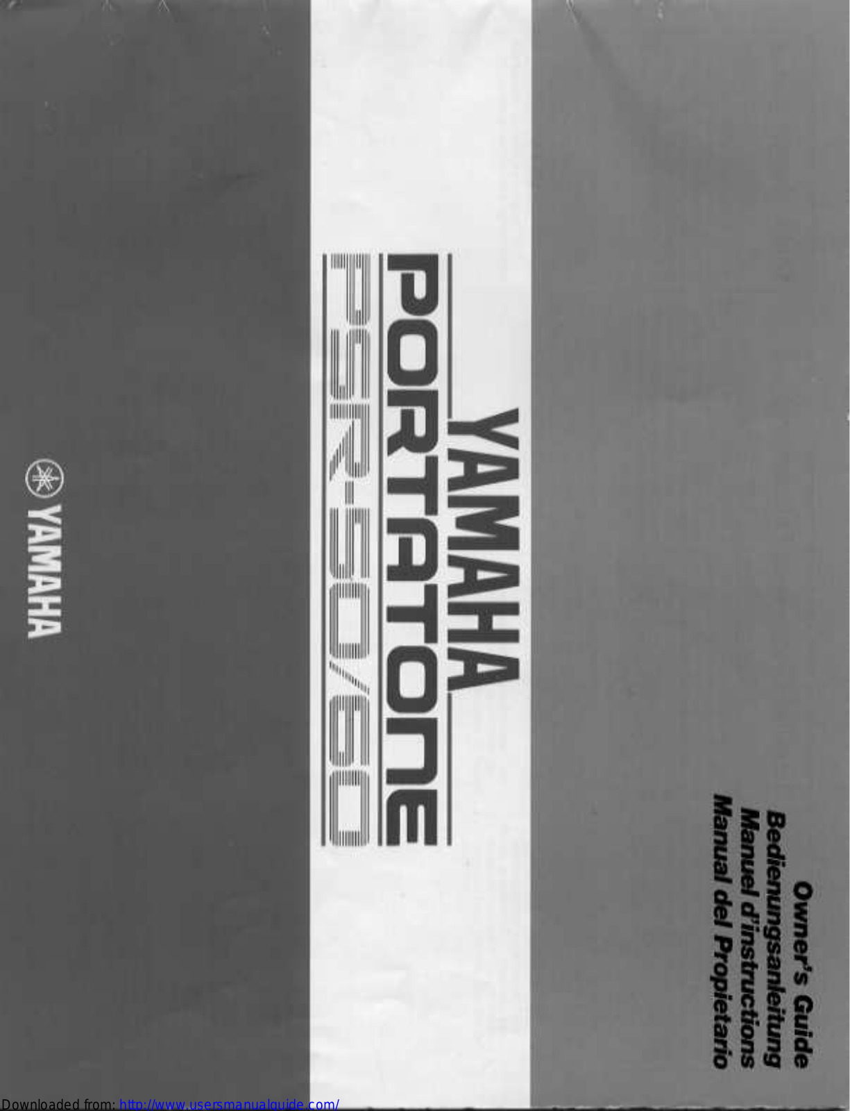 Yamaha Audio PSR-60, PSR-50 User Manual