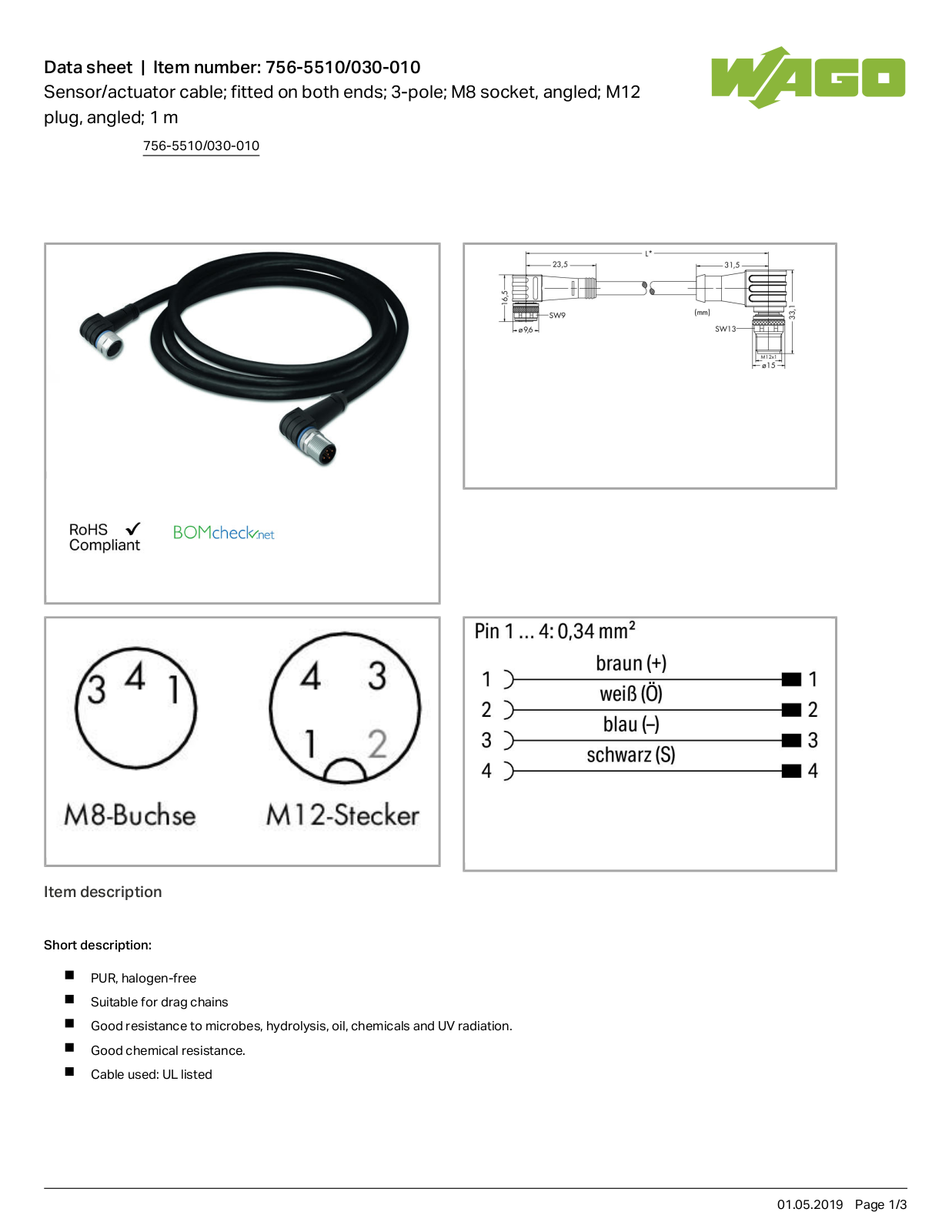 Wago 756-5510/030-010 Data Sheet