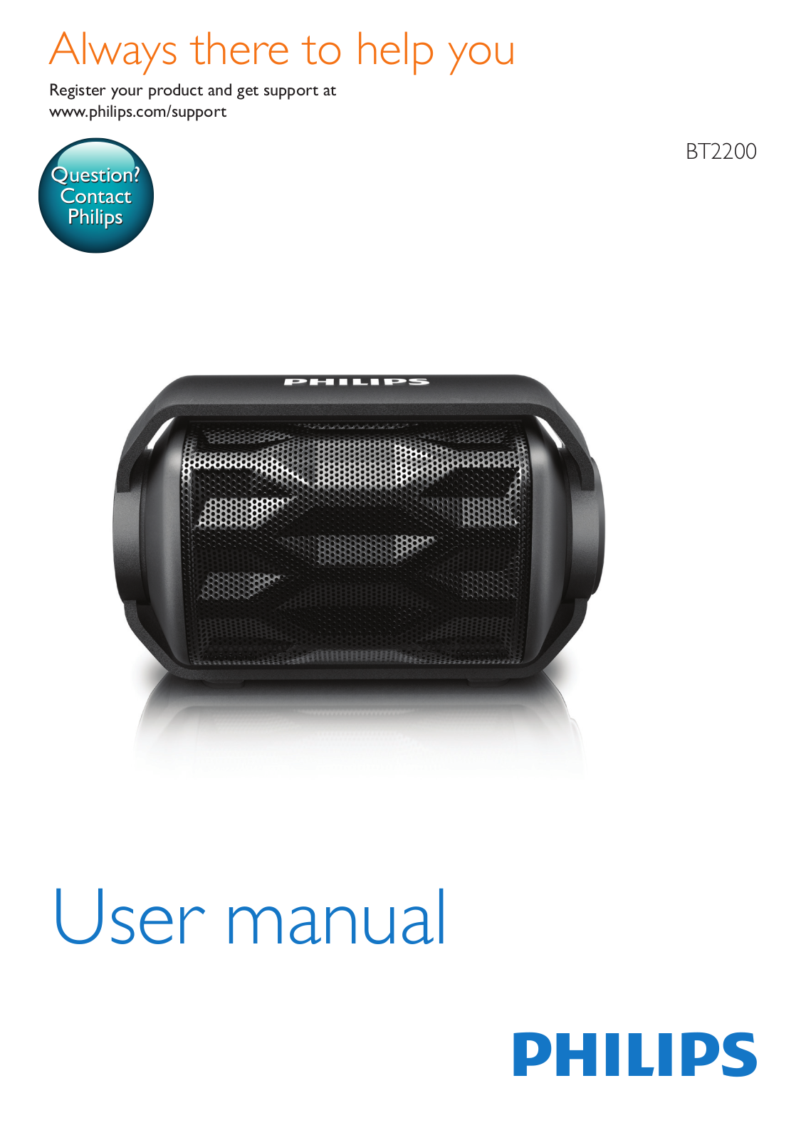 Philips BT2200 User Manual