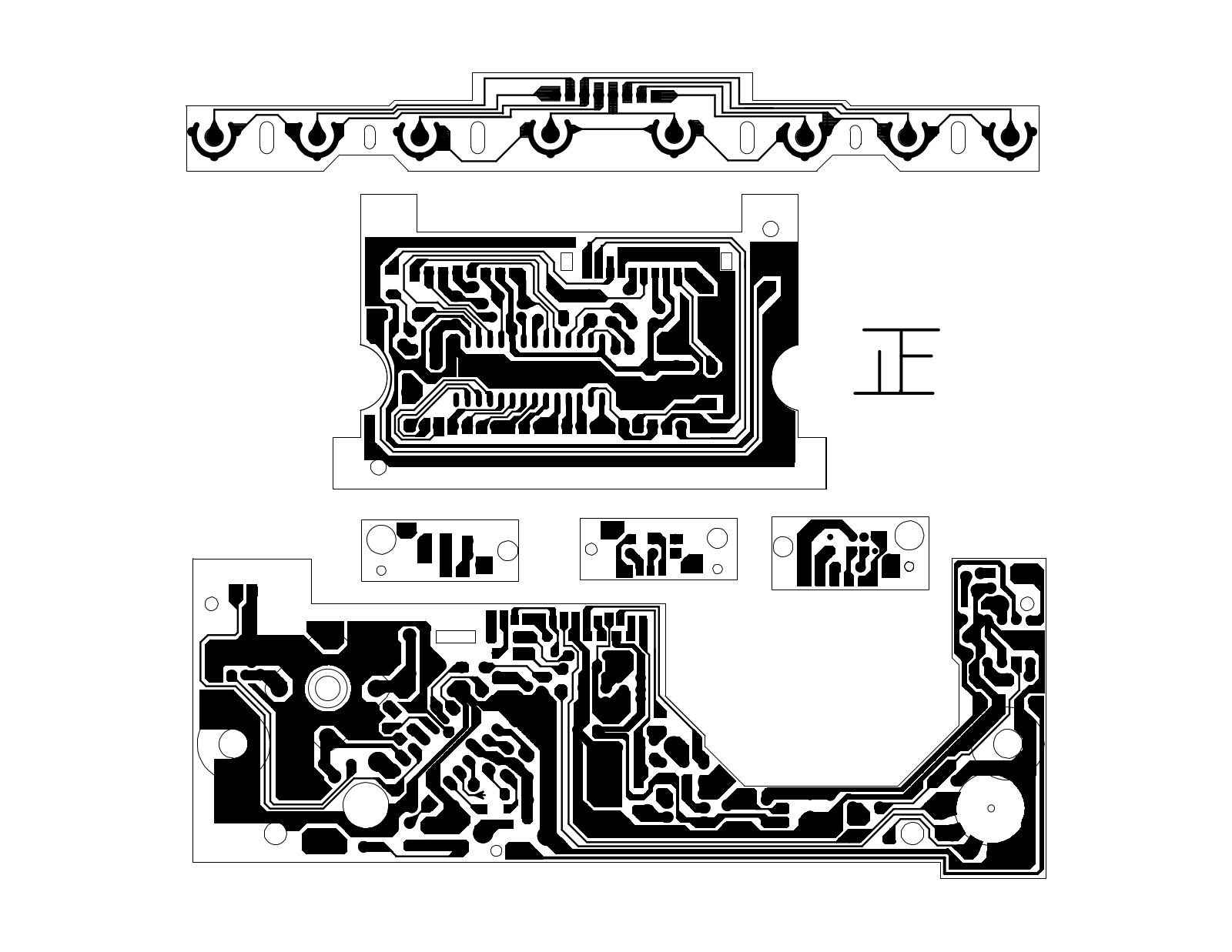 Vitek CT-803 PCB LAYOUT DIAGRAM