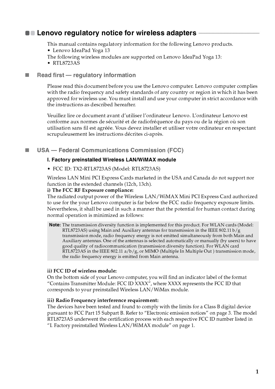 Realtek Semiconductor RTL8723AS Users Manual