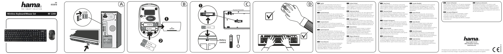 Hama RF 2200 User Manual