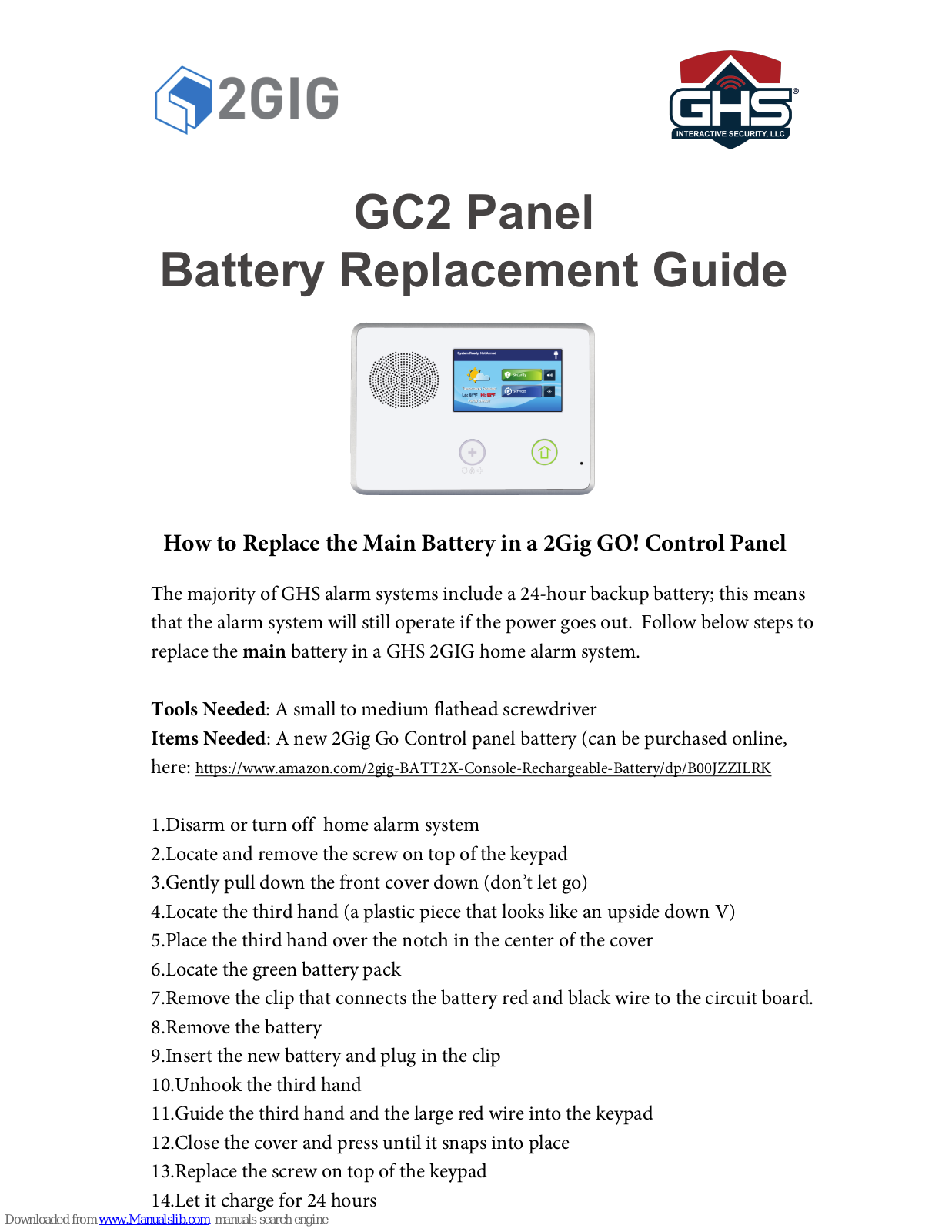2gig Technologies GC2 User Manual - ManualMachine.com