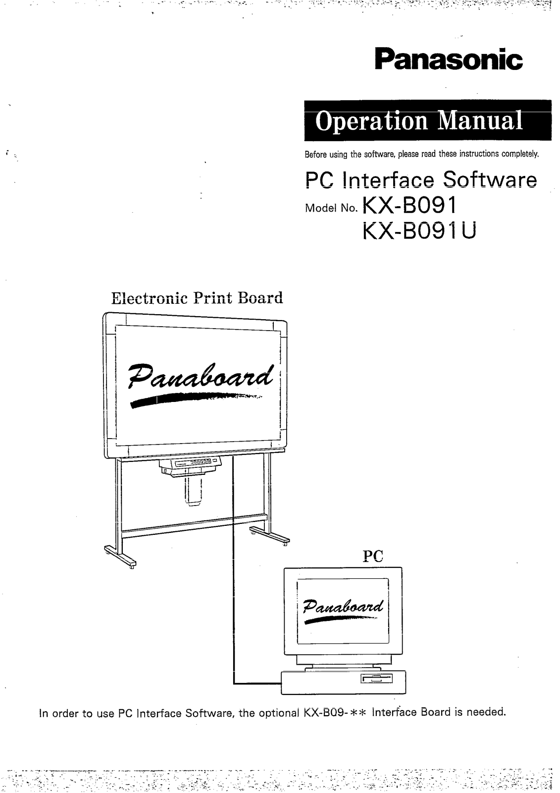 Panasonic KX-R196 User Manual