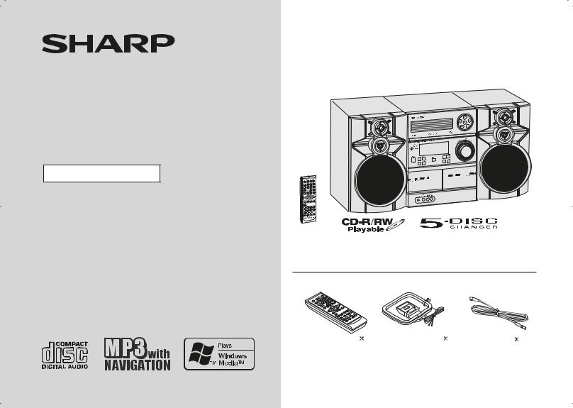 Sharp CD-MPX850 User Manual