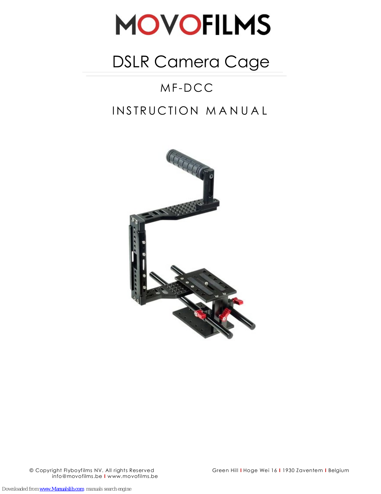 MOVOFILMS MF-DCC Instruction Manual